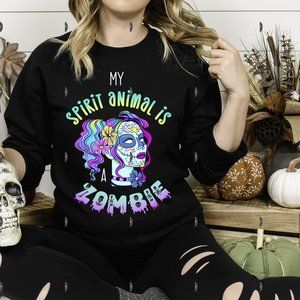 zombie halloween sweater